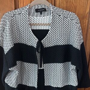 St. John Monochrome Women's Cardigan